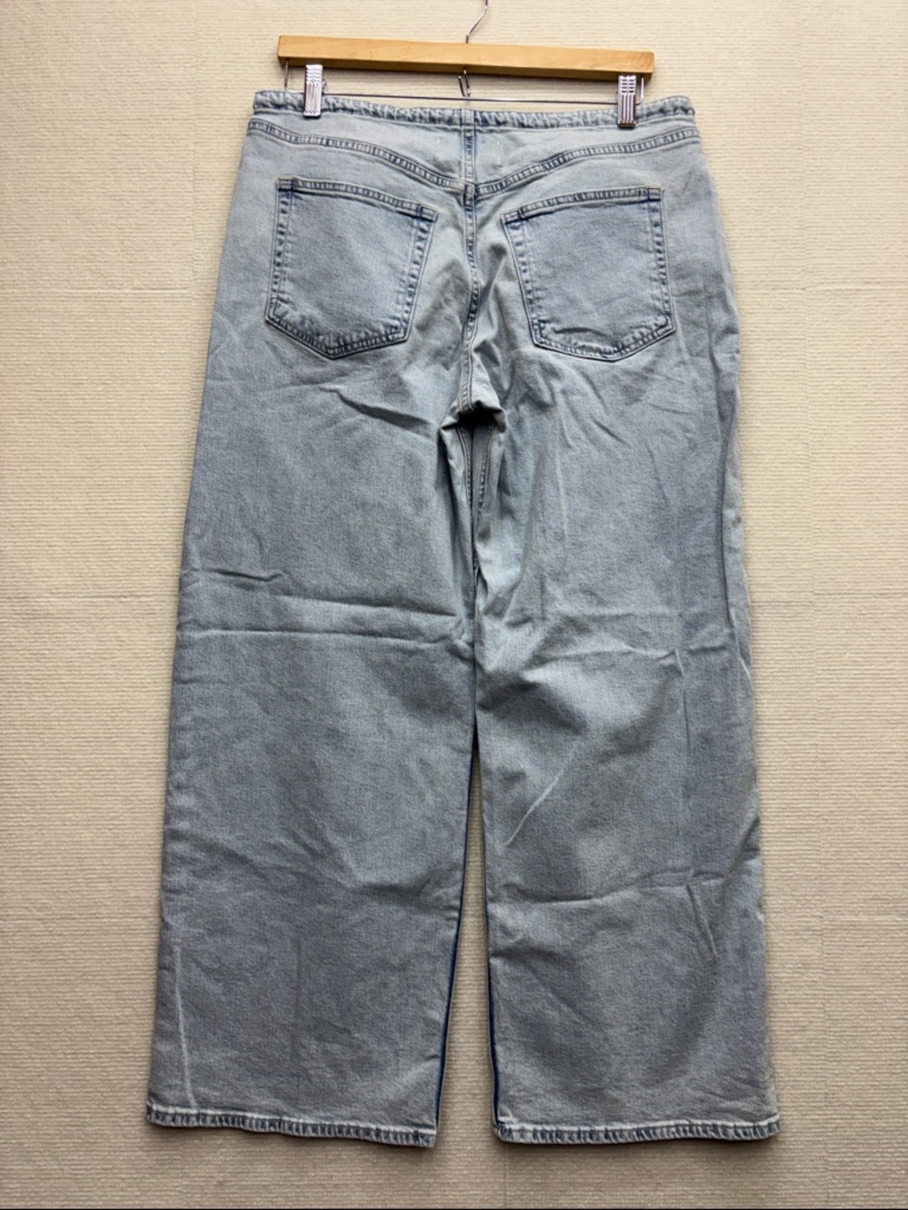 Gap | 90s loose mid rise 30 10P 10 P Light Blue Wide-Leg Denim Jeans - Picture 4 of 6